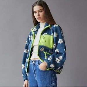 urban outfitters stormi flower zip up